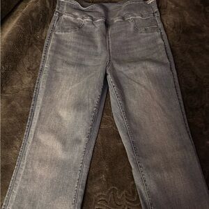 American Eagle Outfitters Women's Dark Gray Straight Leg Jeans